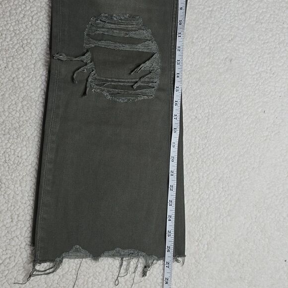 813 NWT Vervet Beetle - Super High Rise 90s Vintage Crop Flare Jeans Size 25 - Picture 9 of 9